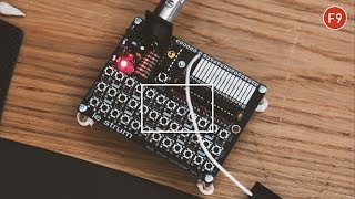 Video thumbnail for F9 Live -  Le Strum Midi controller . Halfway between an Omnichord and a Stylophone by F9 Audio