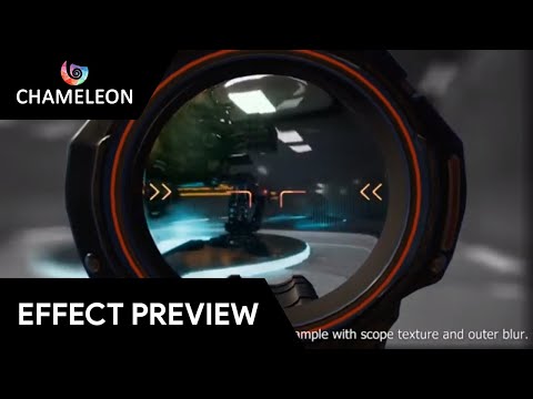 Lens post process effect for Unreal Engine 5