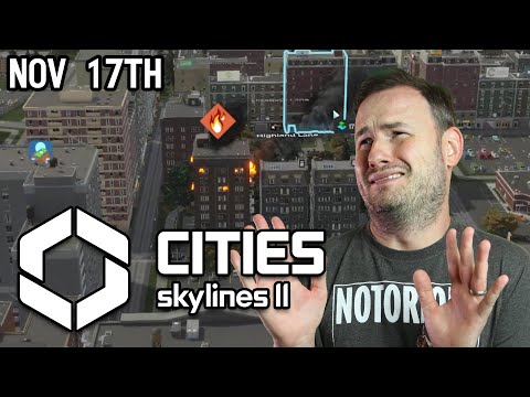Sips Plays Cities Skylines II! - (17/11/23) - dr eddies londonesque city DELC