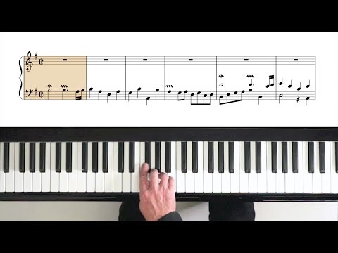 Bach Goldberg Variations “Variation 10” with Score - P. Barton FEURICH piano