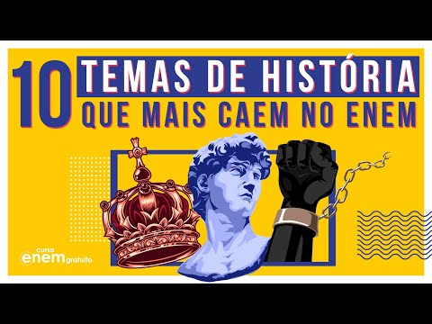 10 HISTORY TOPICS THAT COME UP MOST IN THE ENEM (National High School Exam)