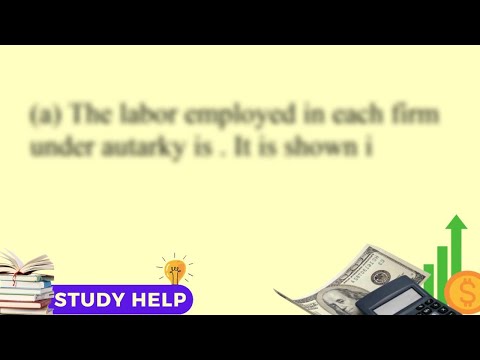 The Melitz effect Open the spreadsheet heterogeneous firms xis This provides data for a hypothetical