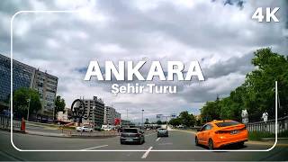 Ankara Şehir Merkezi | Tunalı - Esat - Kızılay - Sıhhıye | 4K Araç Turu