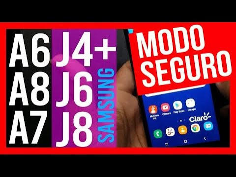 ✔️Como ENTRAR o salir MODO SEGURO 📲 Samsung J4+, J6, J8, A6, A7, A8