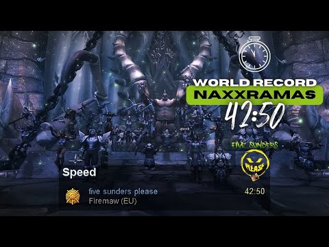 42:50 Naxxramas Speedrun World Record | Classic WoW Movie