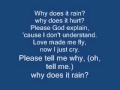 Darin - Why Does it rain karaoke with lyric 