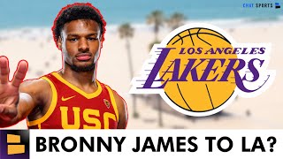 REPORT: Lakers ‘OPEN’ To Adding Bronny James Next Season Per The Athletic | Lakers News