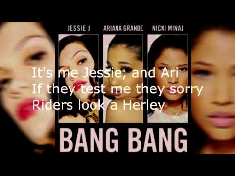 Bang Bang - Jessie J Ariana Grande Nicki Minaj - LYRICS HD
