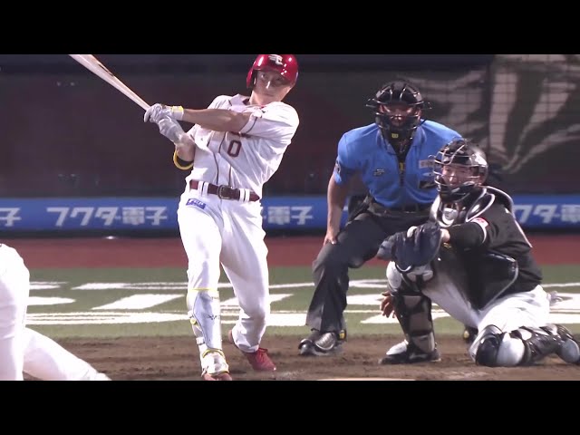 【8回裏】ダメ押しの追加点!! イーグルス・小深田大翔 今季第1号の2ランホームランを放つ!! 2025年7月1日 東北楽天ゴールデンイーグルス 対 千葉ロッテマリーンズ