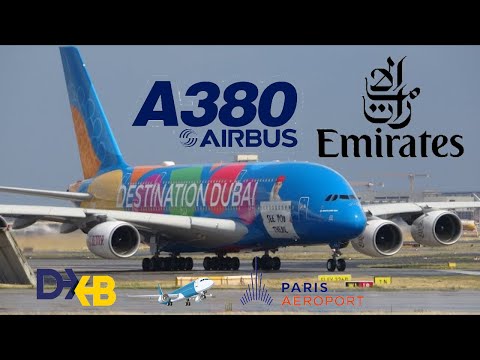 Emirates economy class Airbus A380  Dubaï DXB 🇦🇪 / Paris CDG 🇨🇵