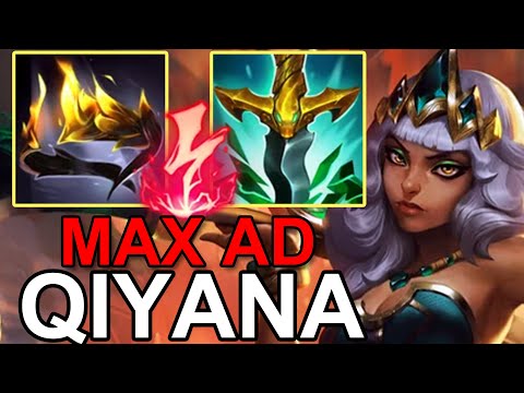 LOL CN Best Qiyana Mid - MAX AD Qiyana vs Talon D1 -  Beifeng Rank1 Qiyana Gameplay S14.20