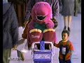 1993 JC Penney Doing It Right Barney The Dinosaur Cameo
