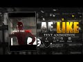 AE Like Text Animation Tutorial In Mobile Capcut Video Editing