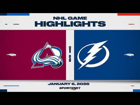 NHL Highlights | Avalanche vs. Lightning - January 6, 2025