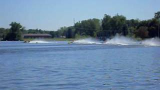 preview picture of video 'Powerboat racing at Constantine Michigan'