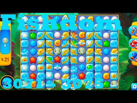 Fishdom Level 3071 - 3075 HD Walkthrough | 3 - match game | gameplay | android | ios | pc | app