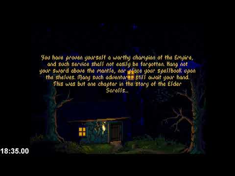 Elder Scrolls Arena Any% Speedrun in 18:35 (Former WR)