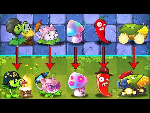 All Plants Team PVZ 1 vs PVZ 2 Full - Who Will Win? - Team Plant vs Team Plant v11.9.1