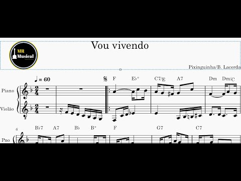 Vou Vivendo -  Melodia e Baixaria[Pixinguinha]