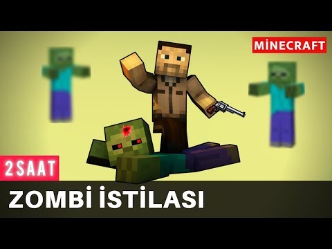 ZOMBİ İSTİLASI - Minecraft Filmi (2 Saat)