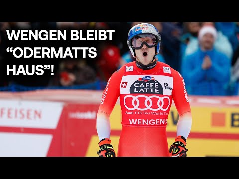 Lauberhornabfahrt: Marco Odermatt feiert vierten Sieg in Wengen in Folge! | Ski Alpin Weltcup