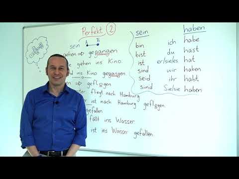 Almanca Temel A1/A2 Ders - 25 Bölüm - 2 "Perfekt" -di'li Geçmiş Zaman, "Haben" ve "Sein"