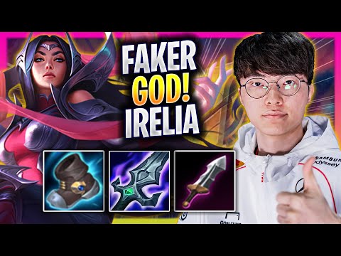 T1 FAKER IS A GOD WITH IRELIA MID! - T1 Faker Plays Irelia MID vs Viktor!