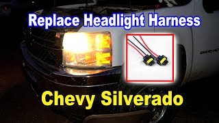 🛠️ How to Replace the Headlight harness plug on Chevy Silverado 💡