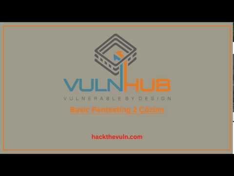 Basic Pentest: 2 Çözüm / VULNHUB