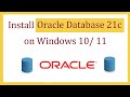 How To Install Oracle Database On Windows 10