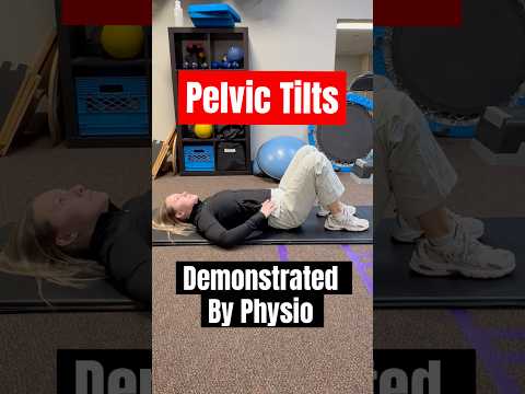 Pelvic Tilts | Core Stability Exercise to Treat Sciatica