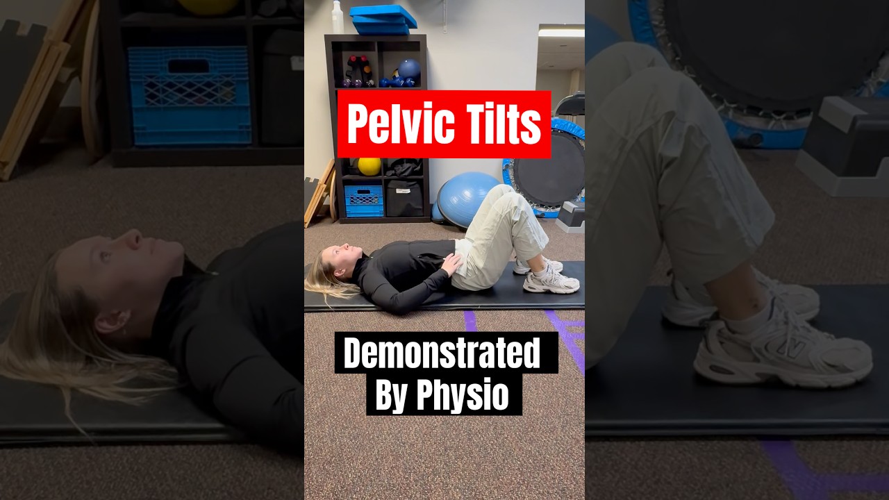Pelvic Tilts | Core Stability Exercise to Treat Sciatica
