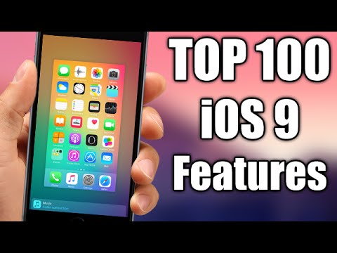 TOP 100 iOS 9 Features