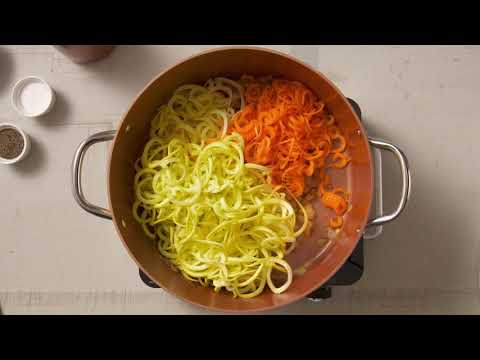 Spiralized Vegetable Soup by Good Food Fast