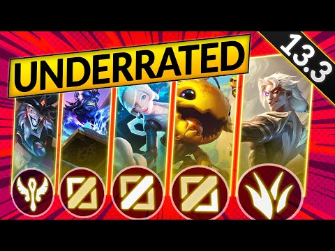 10 Champions You Think Are TRASH that are Actually BROKEN - Patch 13.3 - LoL Guide