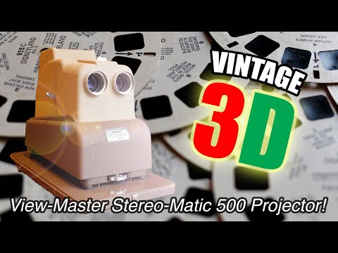 View-Master Stereo-Matic 500 Vintage 3D Projector - How Does it Work?