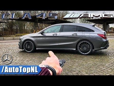 Mercedes AMG CLA 45 REVIEW POV on AUTOBAHN by AutoTopNL