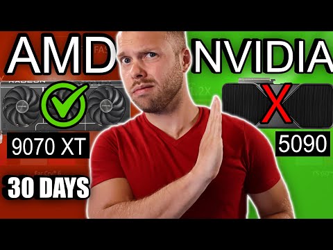I'm Switching To AMD For 30 Days - RX 9070 XT