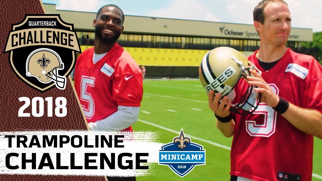 Trampoline Challenge | 2018 QB Challenge | Mini Camp Edition