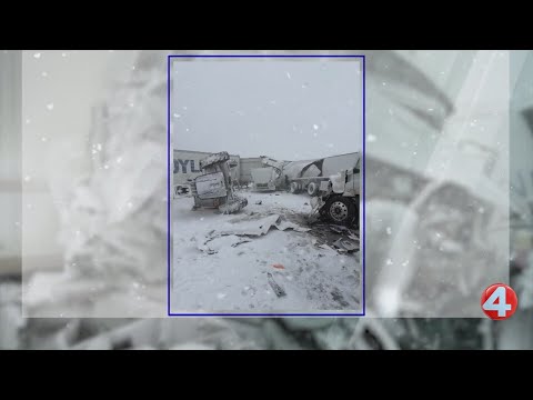 Around 60 vehicles involved in crash on Thruway on Tuesday