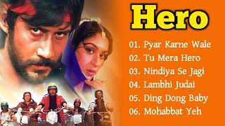 HERO (1983) Movie All Songs  Audio Jukebox  Jackie