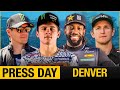 2025 Denver Supercross Press Day Deegan Stewart Craig