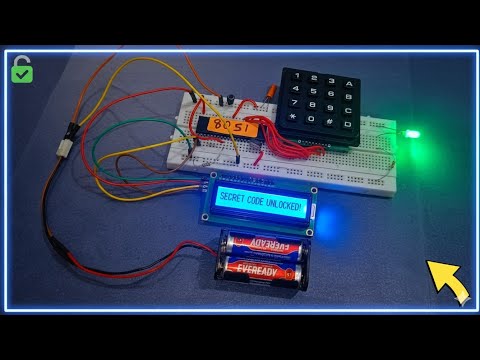 4x4 Matrix Keypad Interfacing with 8051 Microcontroller