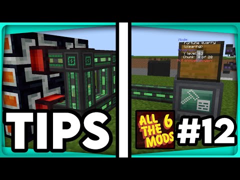 Easiest, Quickest & Cheapest Quarry In Minecraft People Forget: All The Mods 6 Tips #12