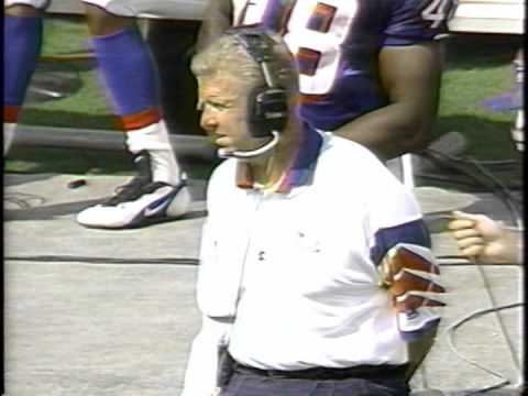 Louis Oliver and Sean Hill take back an interception vs the Patriots on opening day in 1996
