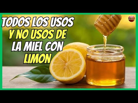 🔴 ¿PARA QUE SIRVE LA MIEL CON LIMÓN? ¿Y PARA QUE NO? 💘