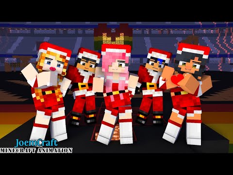 EPIC Santa Dance Crew Shuffle - Minecraft Animation