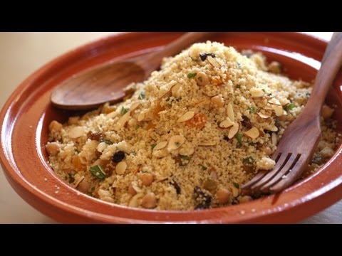 Couscous Recipe w/ Fruits, Nuts, Carrots (North African Feast Menu Part 4) || KIN EATS