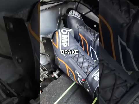 Why f1 drivers brake backwards