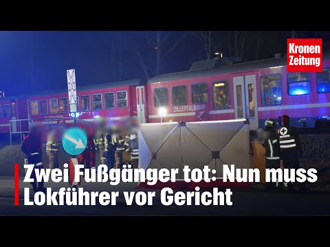 Zwei Fußgänger tot: Nun muss Lokführer vor Gericht | krone.tv NEWS